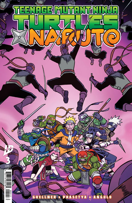 Teenage Mutant Ninja Turtles X Naruto #3 Variant RI 1:25 Smith 03/26/25