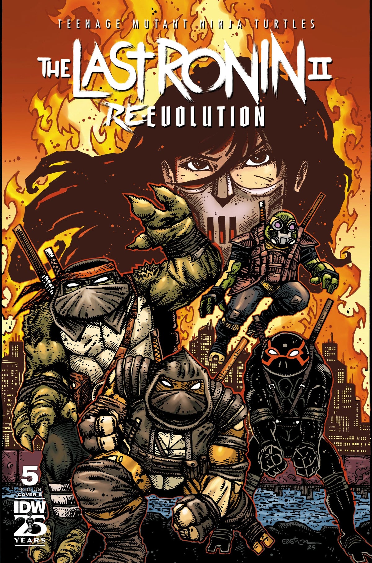 Teenage Mutant Ninja Turtles the Last Ronin II Re Evolution #5 CVR B Eastman 04/30/25