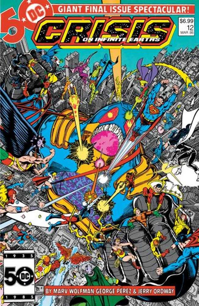 Crisis On Infinite Earths #12 Facsimile Edition CVR B George Perez Foil Variant 03/19/25