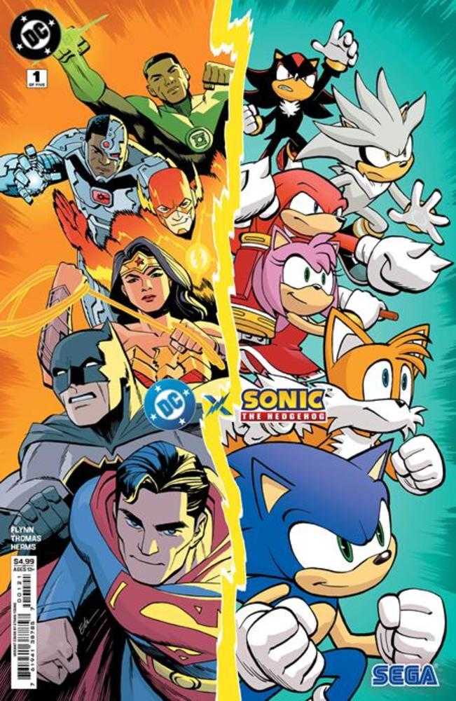 DC X Sonic the Hedgehog #1 CVR B Ethan Young Card Stock Variant 03/19/25 (Of 5)