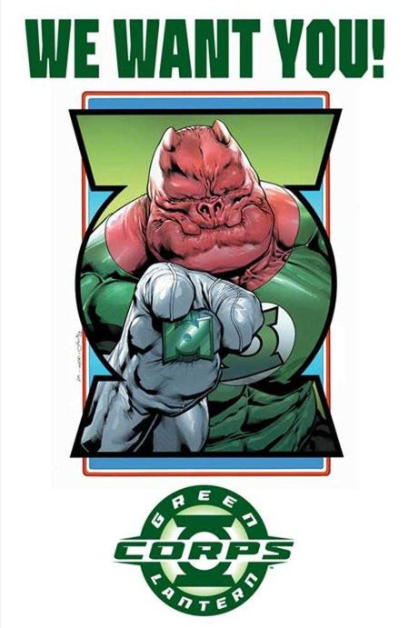 Green Lantern Corps #2 CVR E Fernando Pasarin & Oclair Albert Recruitment Poster Acetate Variant