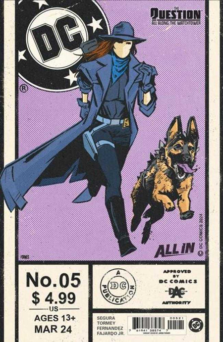 Question All Along the Watchtower #5 CVR B Jorge Fornes Card Stock Variant 03/19/25 (Of 6)