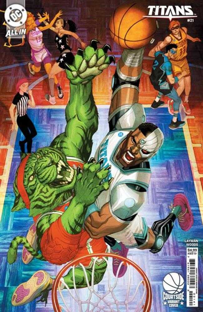 Titans #21 CVR D Bernard Chang Courtside Card Stock Variant 03/19/25