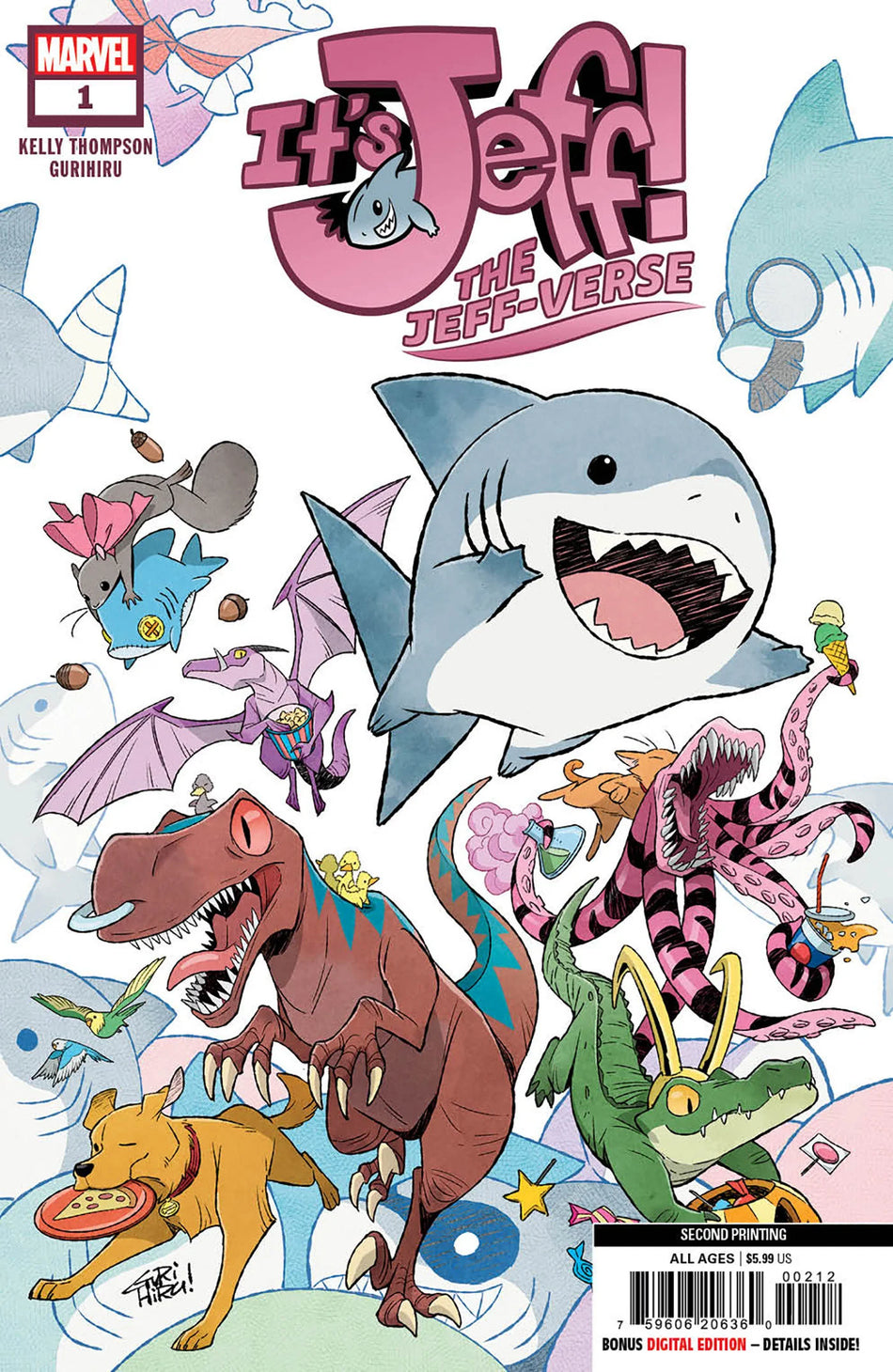 It's Jeff the Jeff-Verse #1 Gurihiru 2nd Print Variant