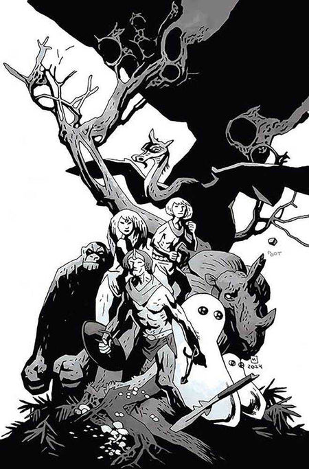 Herculoids #1 CVR ZH 1:15 FOC Variant Edition Mignola Line Art Virgin