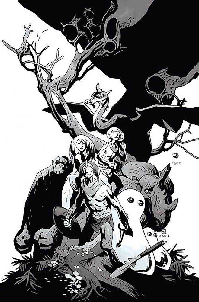 Herculoids #1 CVR ZH 1:15 FOC Variant Edition Mignola Line Art Virgin