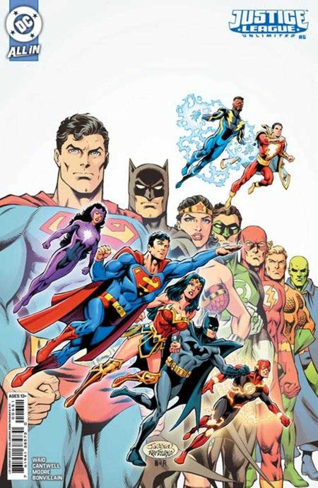 Justice League Unlimited #6 CVR E 1:25 Dan Jurgens Card Stock Variant We Are Yesterday 04/23/25
