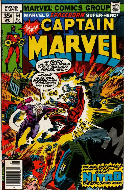 Captain Marvel 1968 #54 - low grade - $4.99