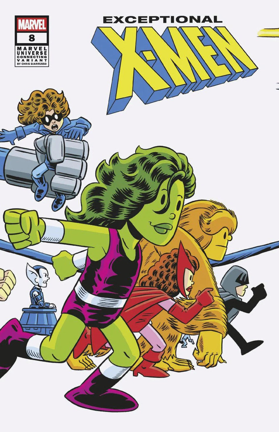 Exceptional X-Men #8 Chris Giarrusso Marvel Universe Connecting Wrap Variant K 04/16/25