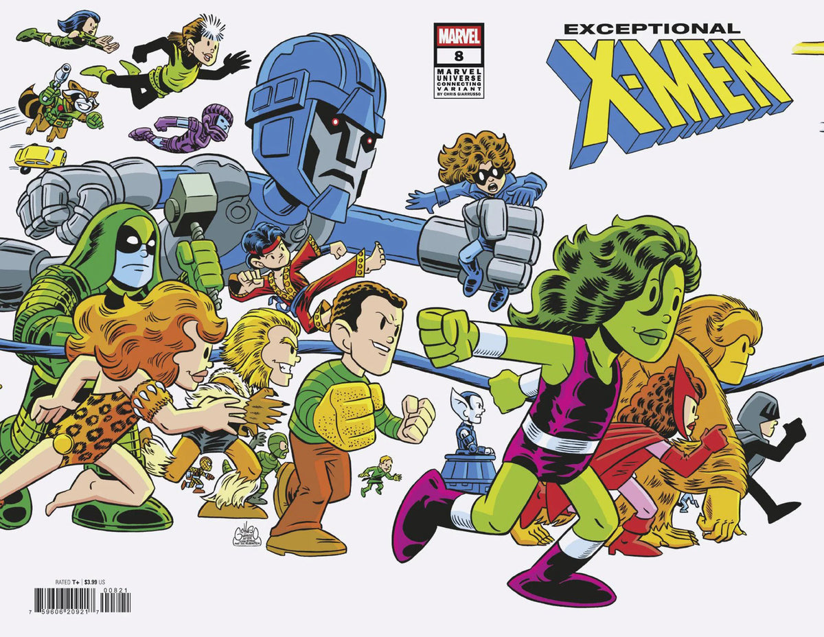 Exceptional X-Men #8 Chris Giarrusso Marvel Universe Connecting Wrap Variant K 04/16/25