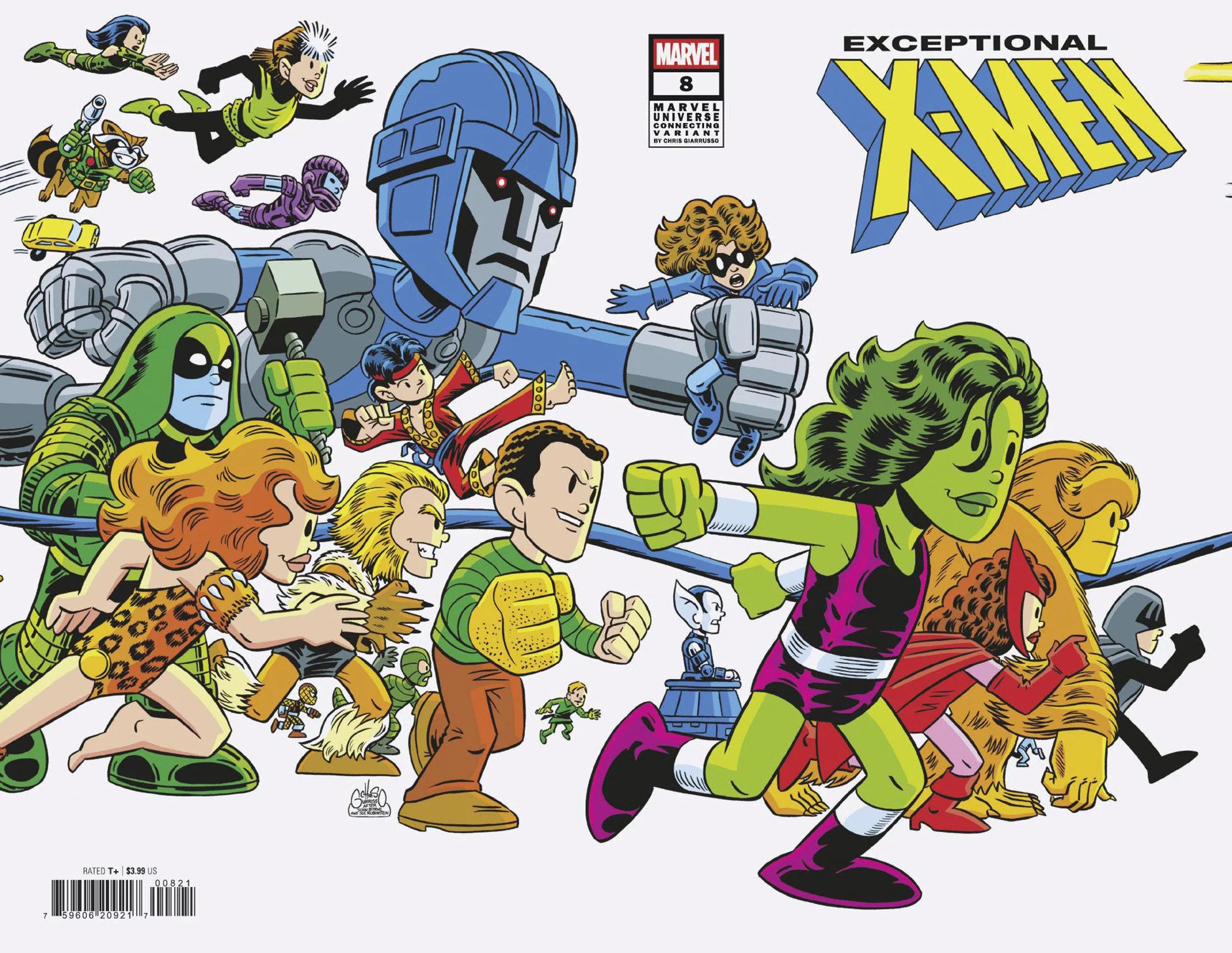 Exceptional X-Men #8 Chris Giarrusso Marvel Universe Connecting Wrap Variant K 04/16/25