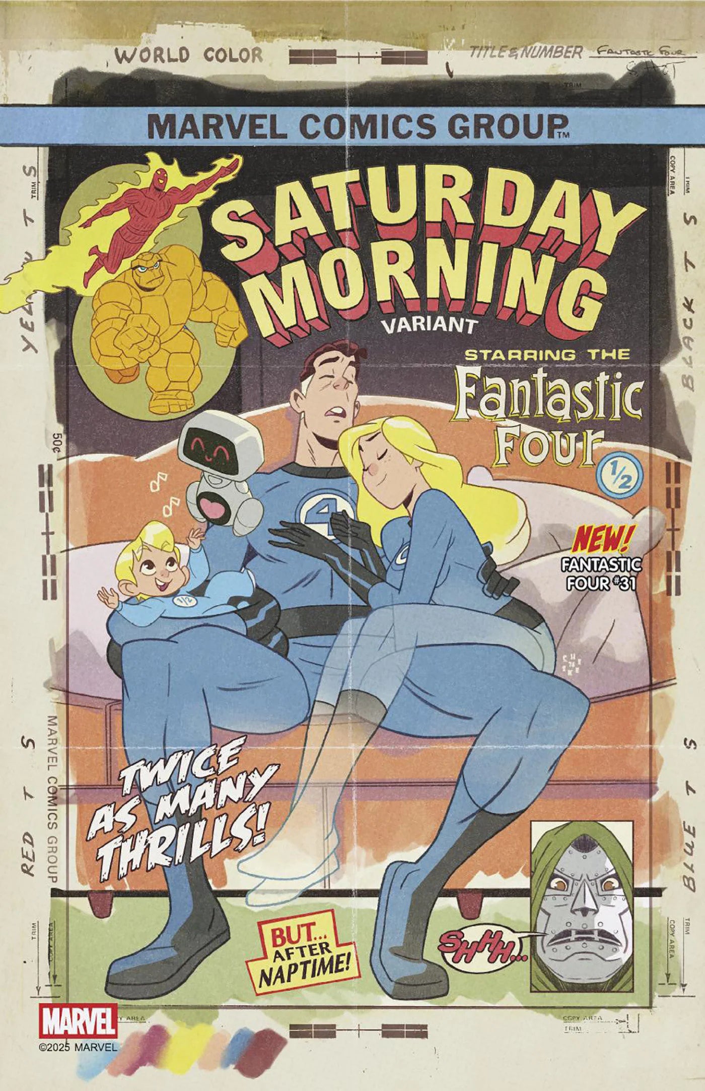 Fantastic Four #31 Sean Galloway Saturday Morning Variant 04/30/25