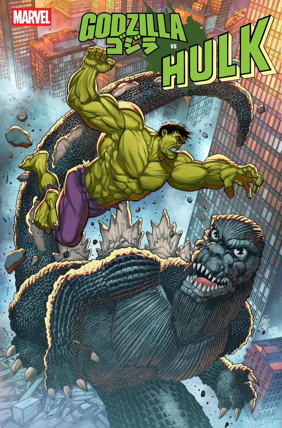 Godzilla vs. Hulk #1 Paco Diaz Variant 04/16/25