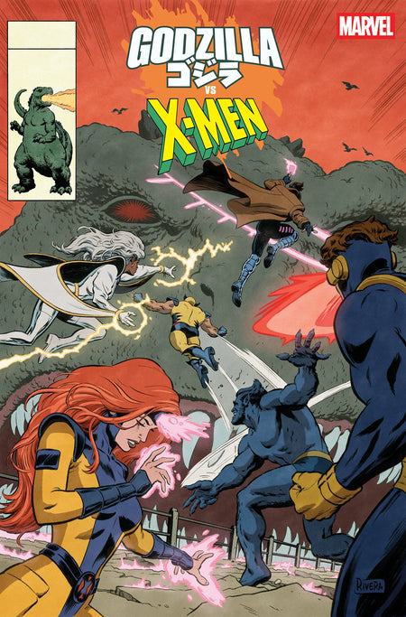 Godzilla vs. X-Men #1 Paolo Rivera Godzilla King of the Monsters Homage Variant 05/14/25