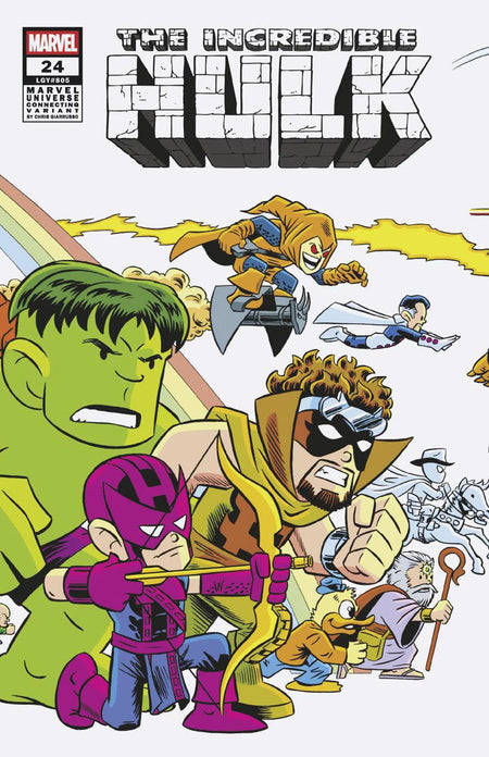 Incredible Hulk #24 Chris Giarrusso Marvel Universe Connecting Wrap Variant E 04/09/25