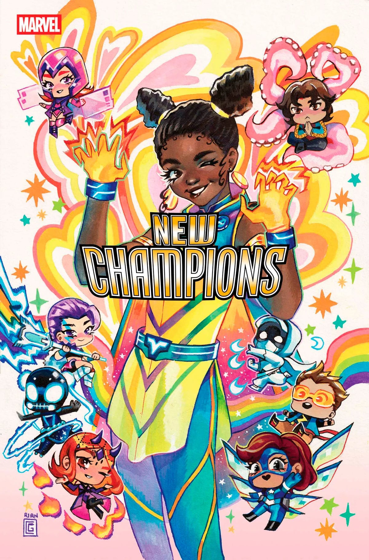 New Champions #4 Rian Gonzales Variant 04/23/25