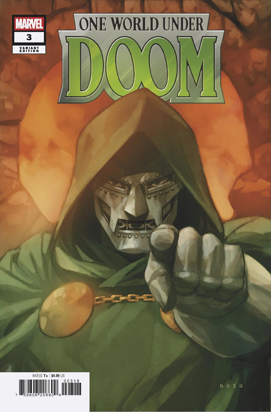 One World Under Doom #3 1:25 Variant Edition Phil Noto Variant 04/23/25 (Of 9)