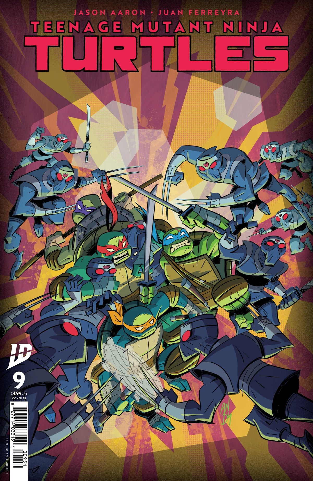 Teenage Mutant Ninja Turtles #9 Suriano 1:25 Variant 06/11/25