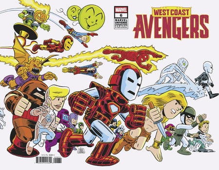 West Coast Avengers #6 Chris Giarrusso Marvel Universe Connecting Wrap Variant F 04/02/25