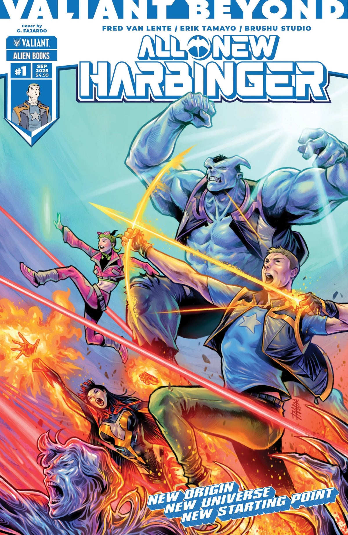 Valiant Beyond: All New Harbinger #1 Variant B Fajardo Wraparound Variant 09/10/25