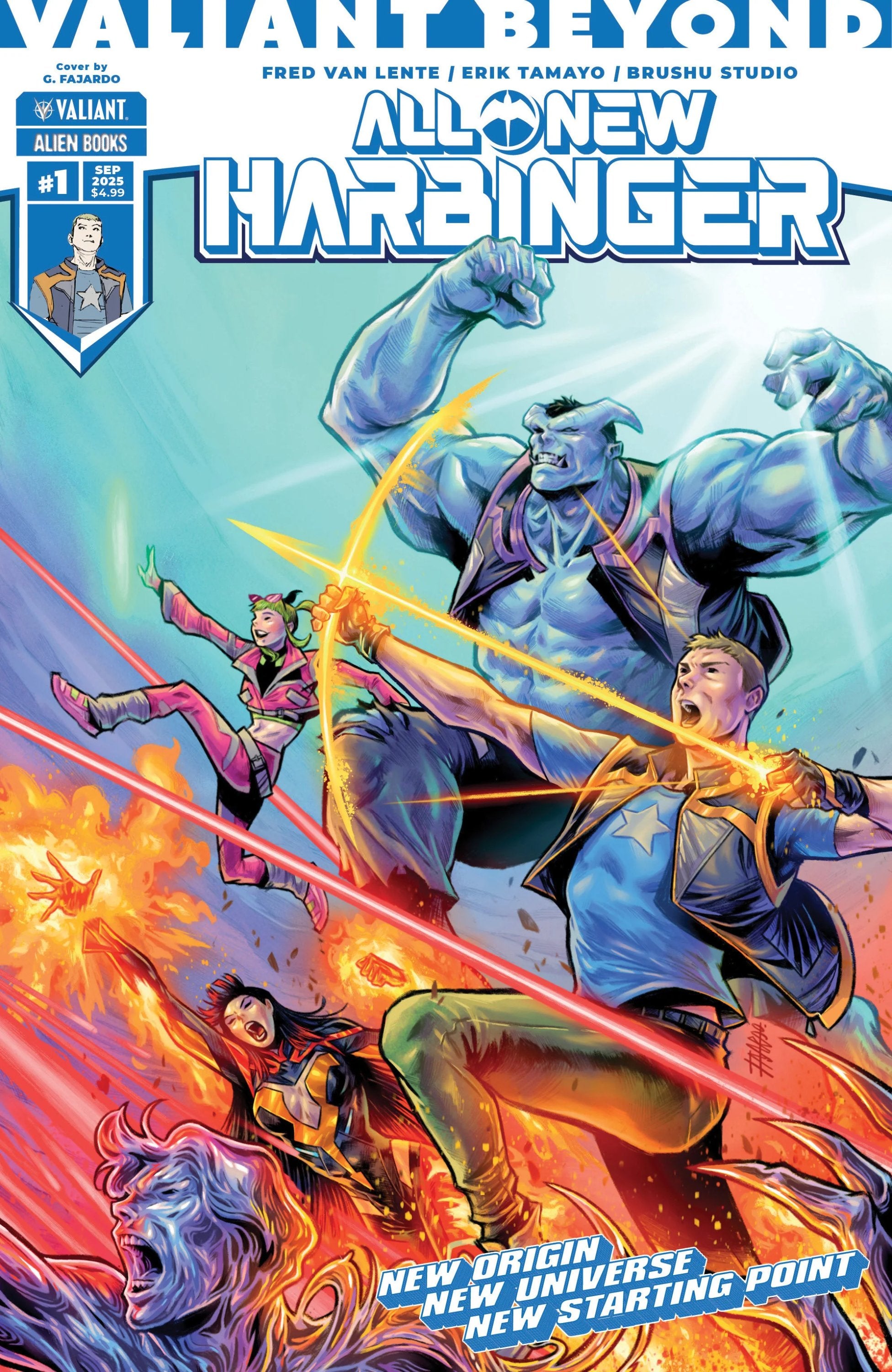 Valiant Beyond: All New Harbinger #1 Variant B Fajardo Wraparound Variant 09/10/25