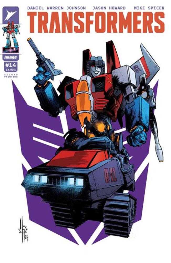 Transformers #14 2nd Print CVR A Jason Howard Decepticon Starscream