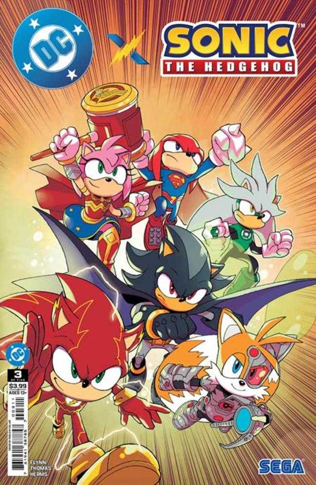 DC X Sonic the Hedgehog #3 CVR A Pablo M Collar 05/21/25 (Of 5)
