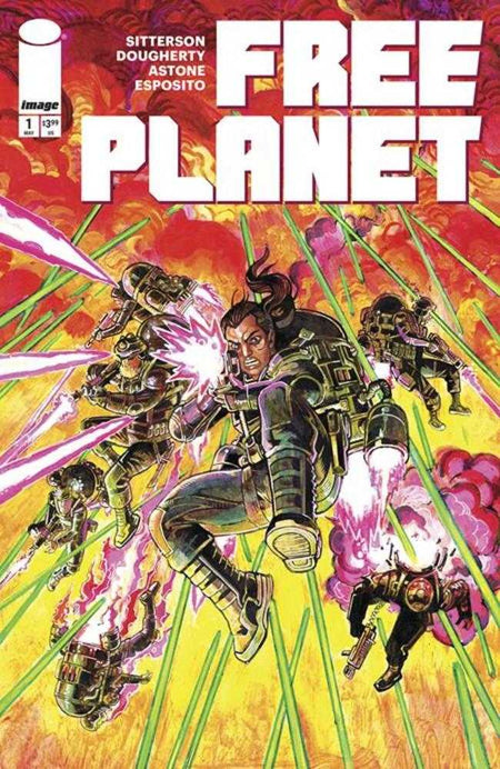 Free Planet #1 CVR B Jed Dougherty Action Variant 05/07/25