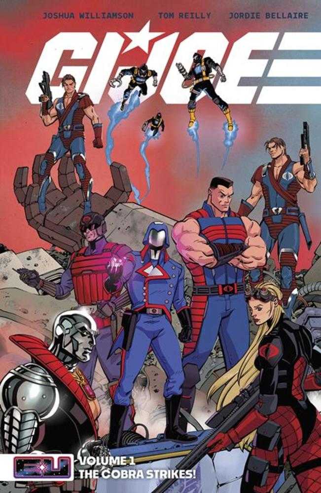 G.I. Joe TPB Volume 01 the Cobra Strikes Direct Market Exclusive Tom Reilly Red Cover 06/04/25