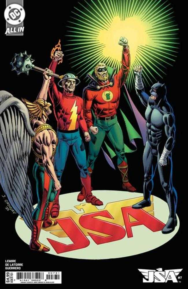 JSA #7 CVR C Jerry Ordway Card Stock Variant 05/07/25