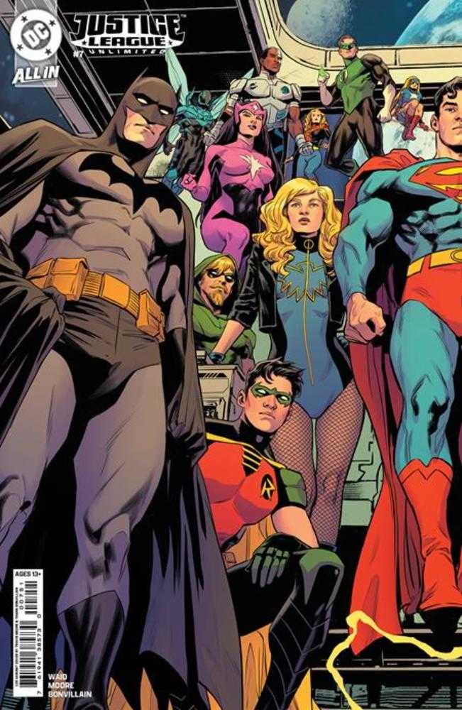 Justice League Unlimited #7 CVR G 1:25 Travis Moore Connecting Card Stock Variant We Are Yesterday 05/28/25