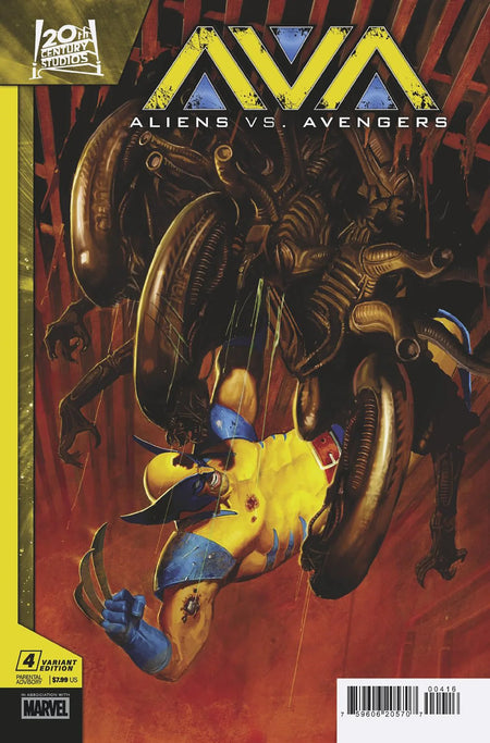 Aliens vs Avengers #4 E.M. Gist 1:25 Variant 06/18/25