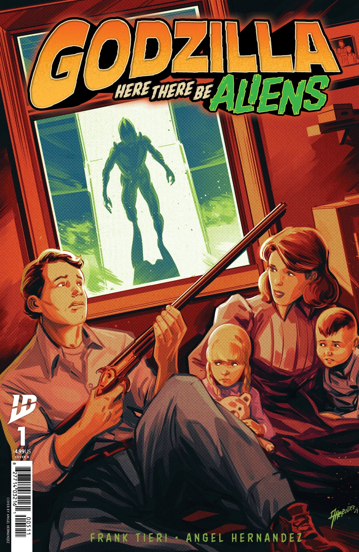 Godzilla: Here There Be Aliens #1 Variant B Hernandez 05/14/25