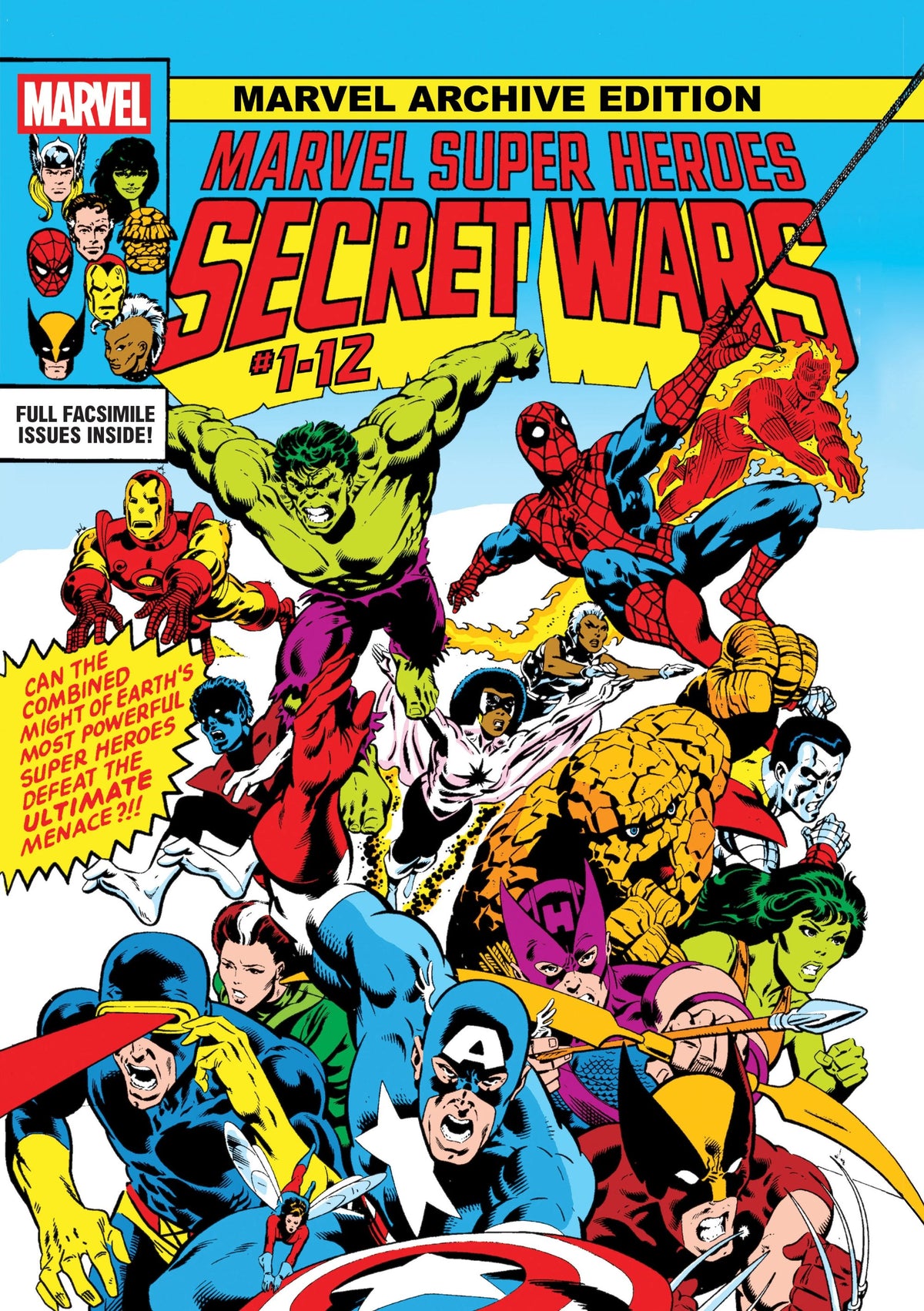Marvel Archive Edition Marvel Super Heroes Secret Wars Gallery Edition Mike Zeck Original First Issue CVR 03/25/26