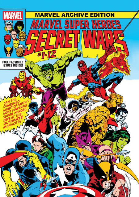 Marvel Archive Edition Marvel Super Heroes Secret Wars Gallery Edition Mike Zeck Original First Issue CVR 03/25/26