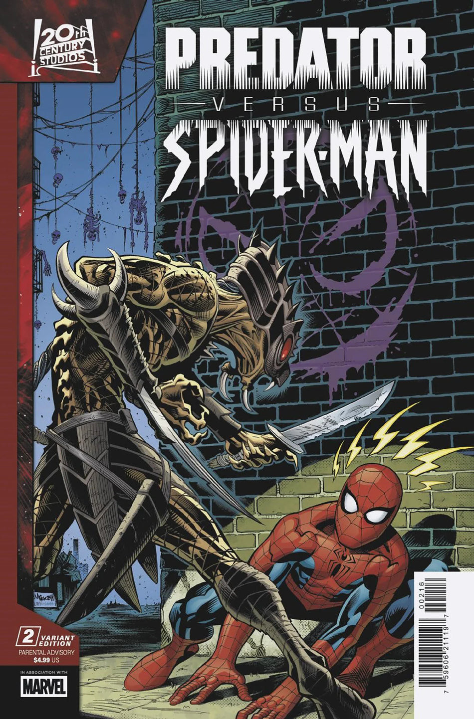 Predator vs. Spider-Man #2 Edition McGuinness 1:25 Variant 05/28/25