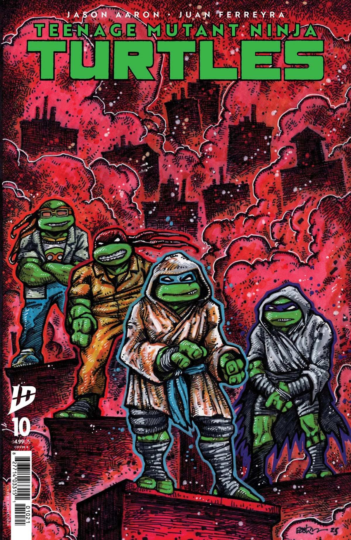 Teenage Mutant Ninja Turtles #10 Variant B Kevin Eastman 07/16/25