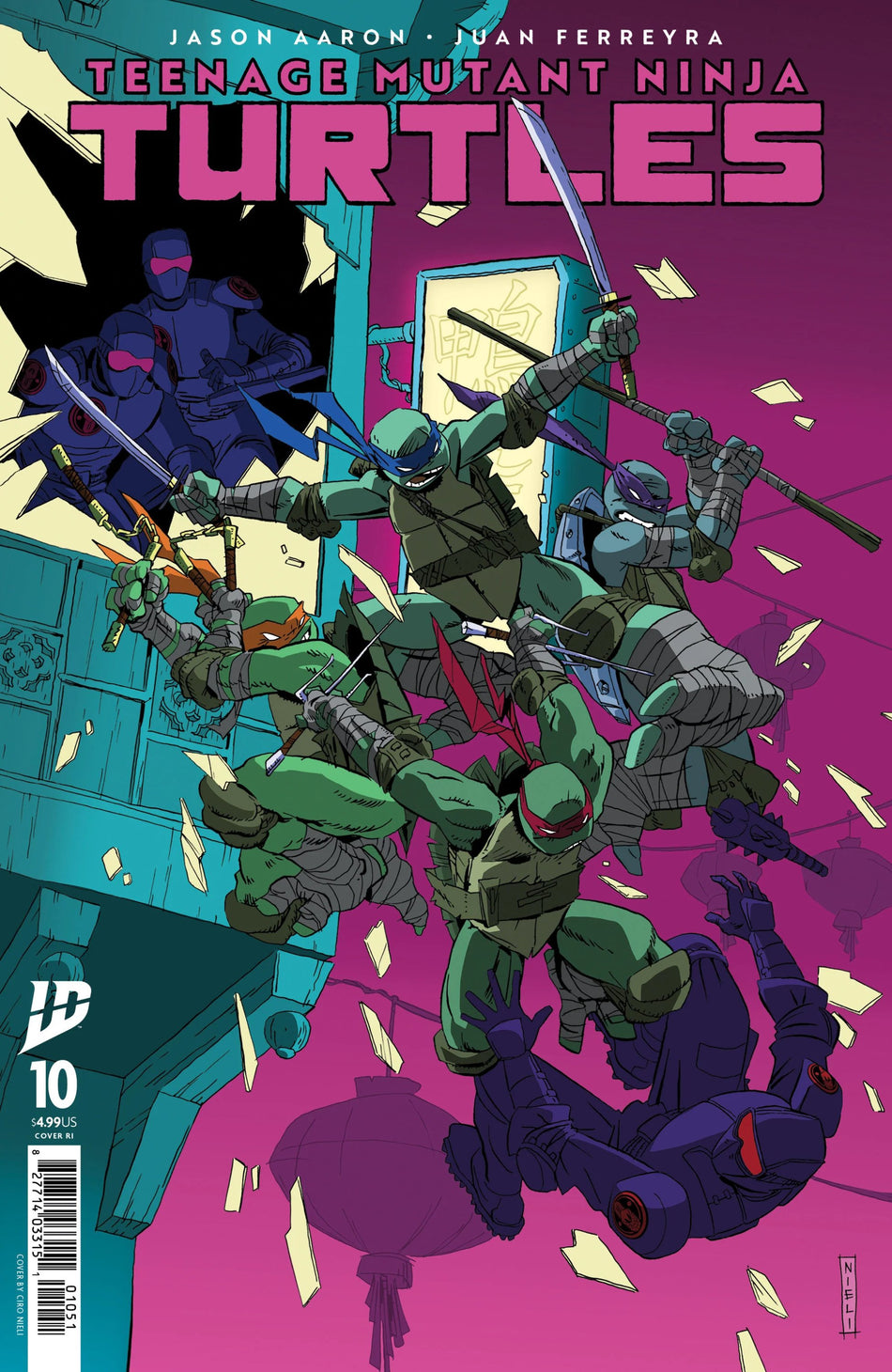 Teenage Mutant Ninja Turtles #10 Variant RI 1:25 Nieli 07/16/25