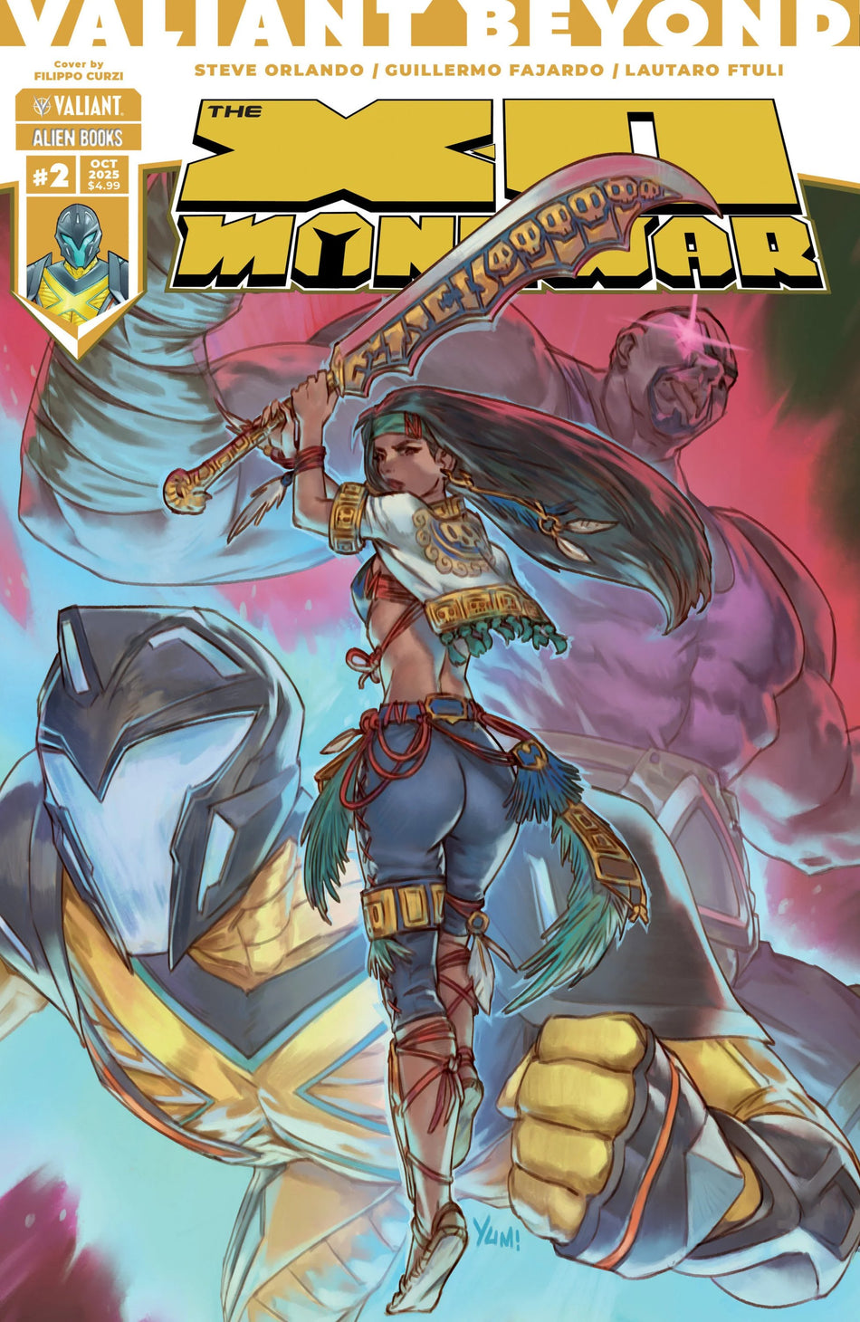 X O Manowar #2 Variant B Curzi 10/29/25