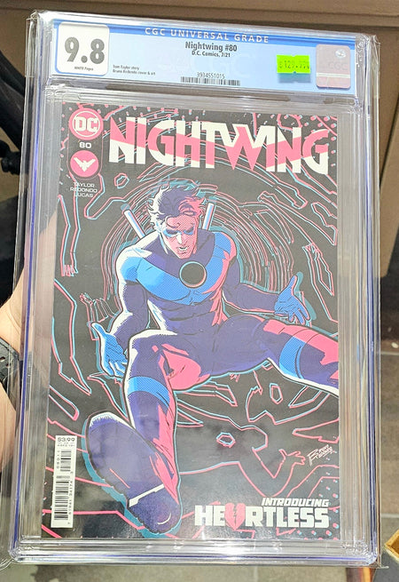 CGC 9.8 Nightwing #80 Bruno Redondo A Cover