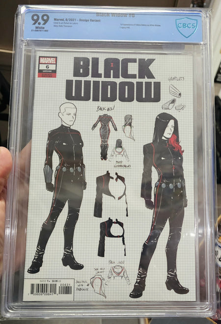CBCS 9.9 Black Widow #6 1:10 Ratio Design Variant 1st app of Yelena Belova as White Widow