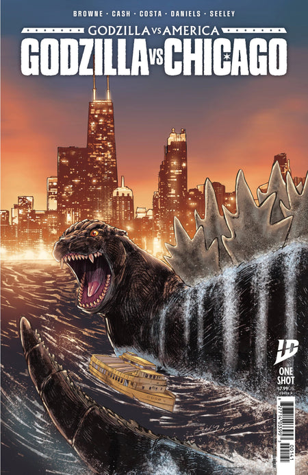 Godzilla vs America Chicago #1 2nd Print 04/23/25
