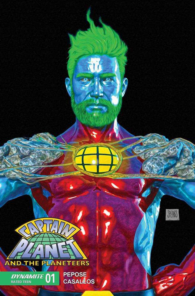 Captain Planet #1 CVR S FOC Bonus Spears Black Foil 05/07/25