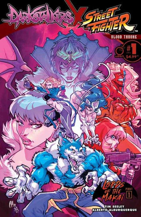 Darkstalkers X Street Fighter Blood Throne #1 One Shot CVR A Alberto Alburquerque 07/09/25