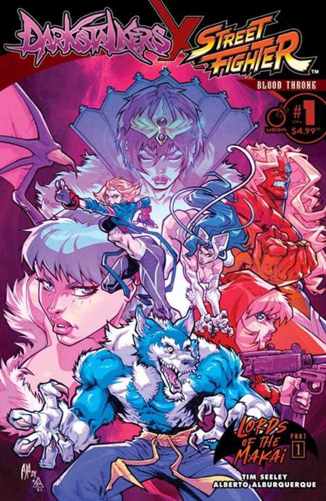 Darkstalkers X Street Fighter Blood Throne #1 One Shot CVR A Alberto Alburquerque 07/09/25