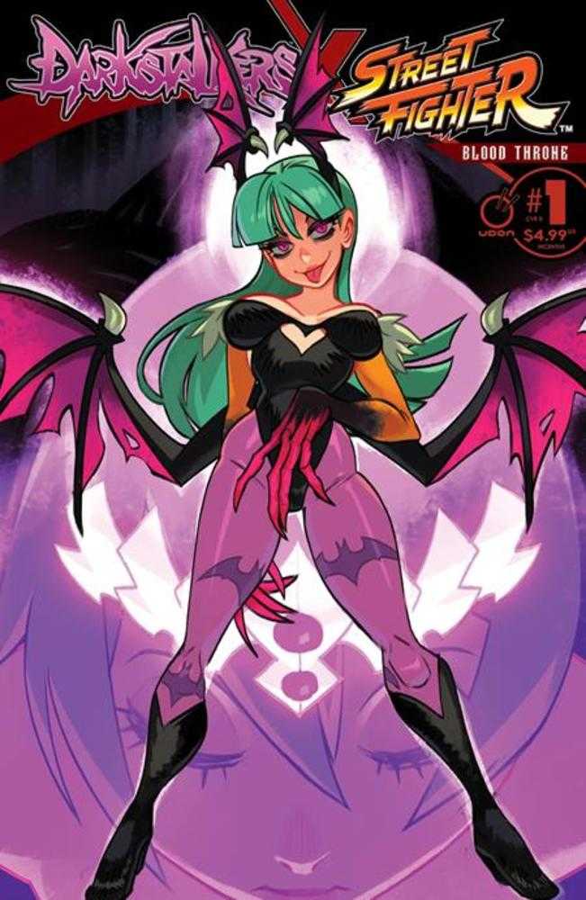 Darkstalkers X Street Fighter Blood Throne #1 One Shot CVR D 1:5 Ahad Variant 07/09/25