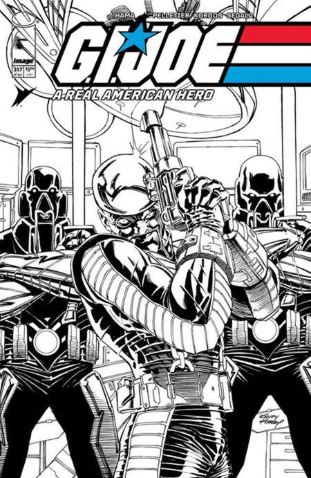 G.I. Joe A Real American Hero #317 CVR B Andy Kubert Black & White Variant 06/04/25