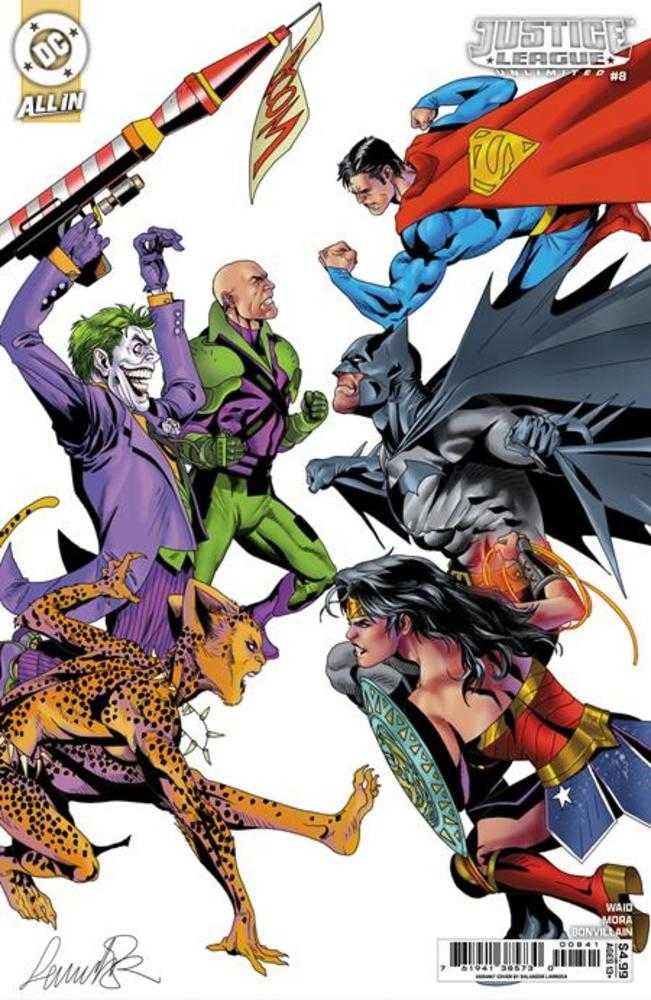 Justice League Unlimited #8 CVR D Salvador Larroca Card Stock Variant We Are Yesterday 06/25/25
