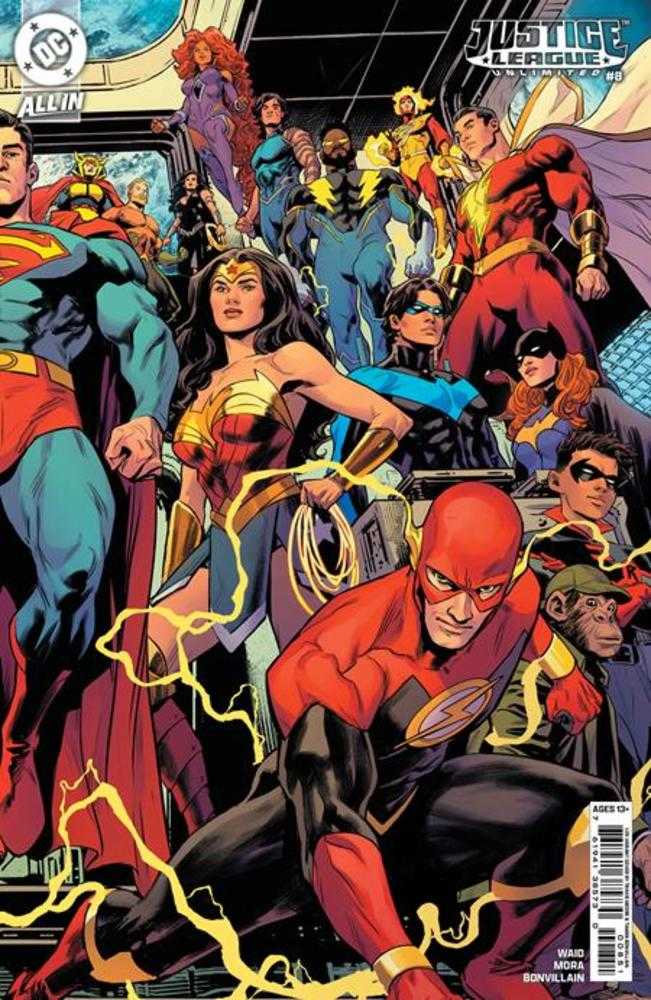 Justice League Unlimited #8 CVR G 1:25 Travis Moore Connecting Card Stock Variant We Are Yesterday 06/25/25