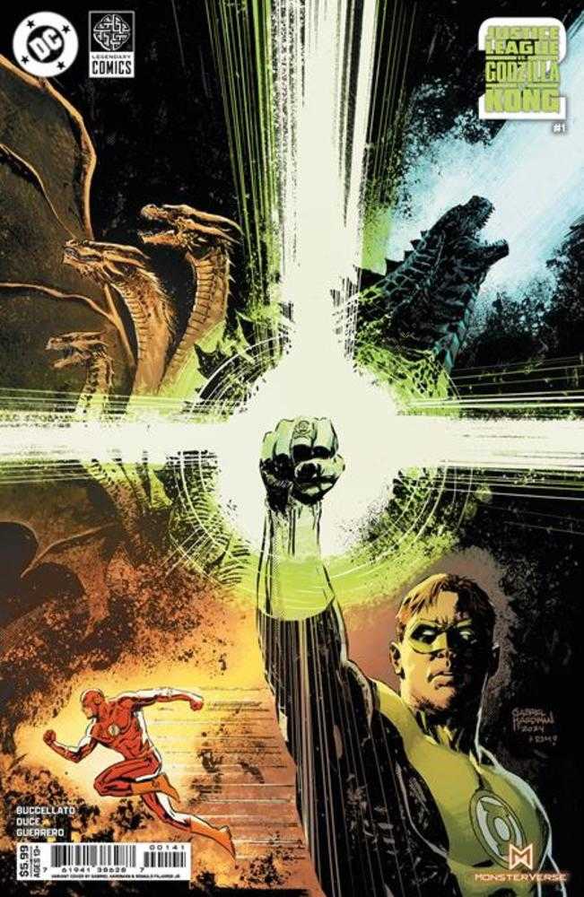 Justice League vs Godzilla vs Kong 2 #1 CVR D Gabriel Hardman Card Stock Variant 06/04/25 (Of 7)
